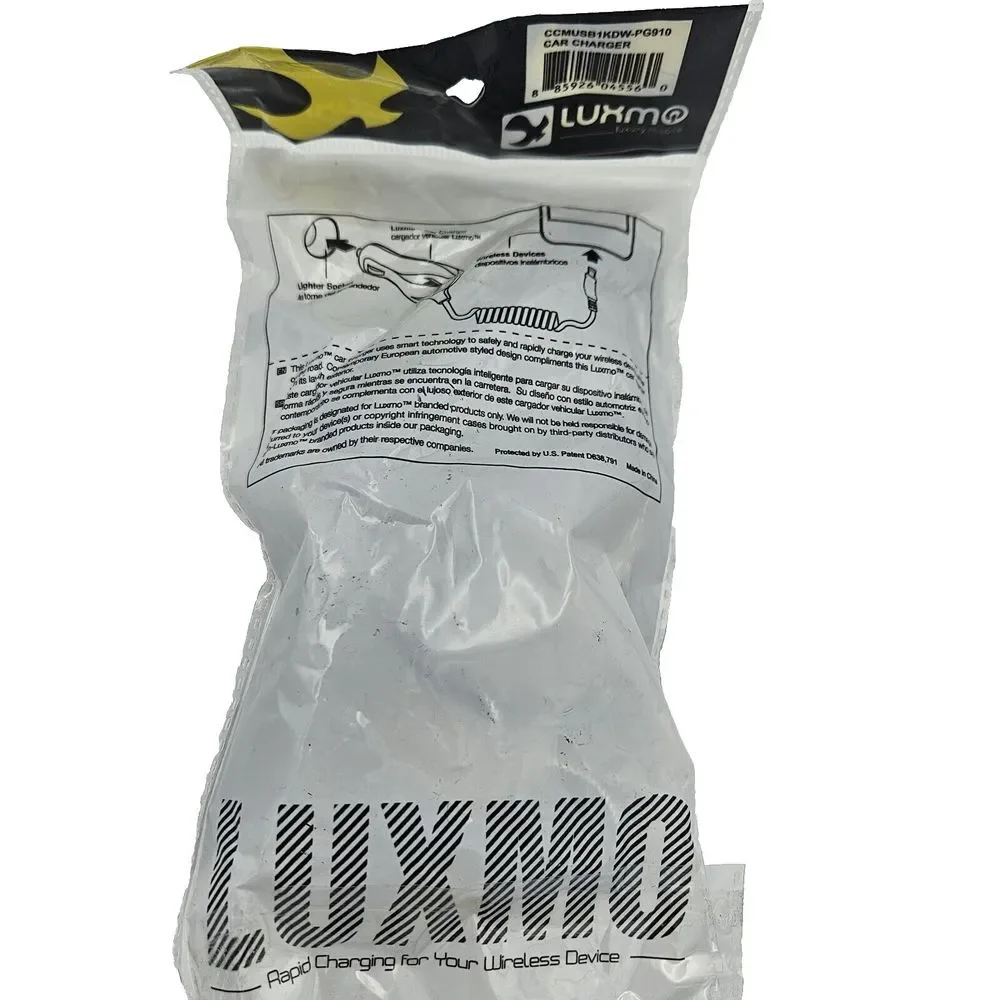 Luxmo Micro USB Car Charger NIP‎